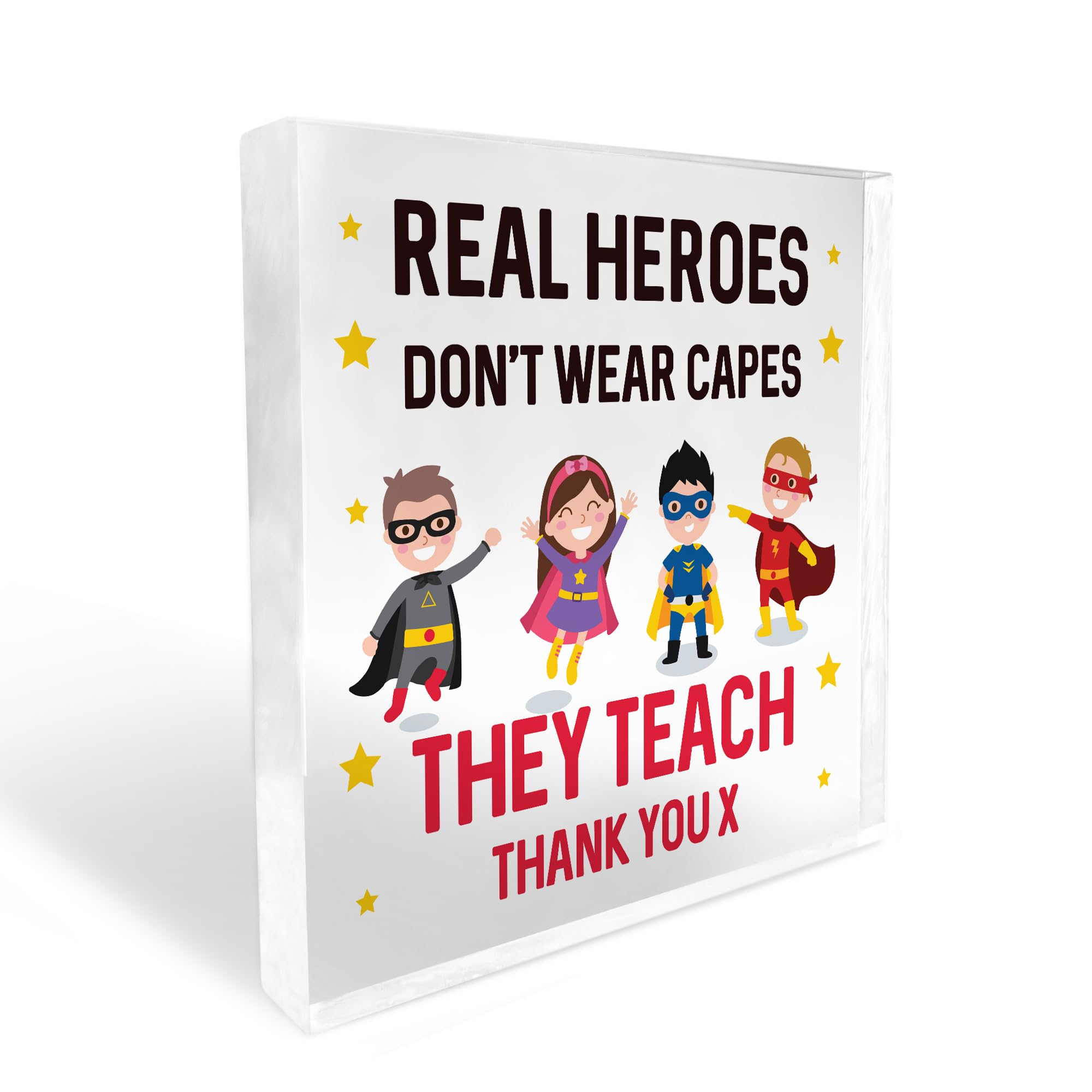 Red Ocean Gift For Teacher Superhero Gift Leaving School Nursery Gift For Teacher Christmas Thank You Gift For Him Her