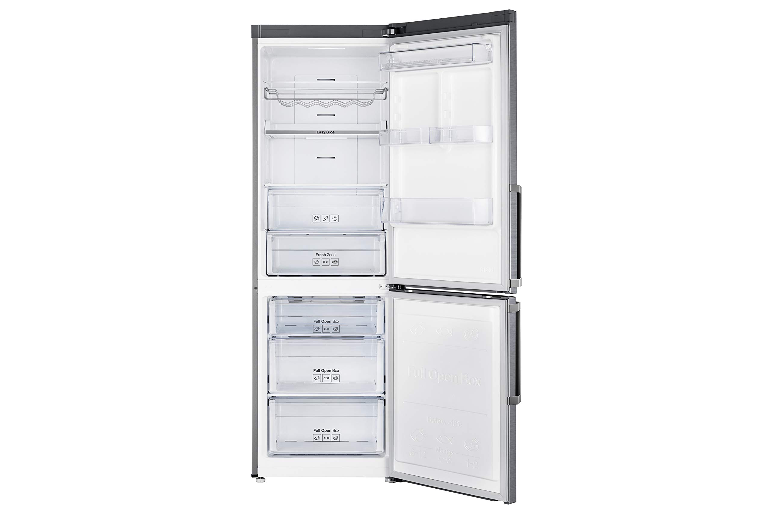 Samsung Household Appliances RB33J3515S9 / EF Réfrigérateur combiné intelligent, 328 L, acier inoxydable