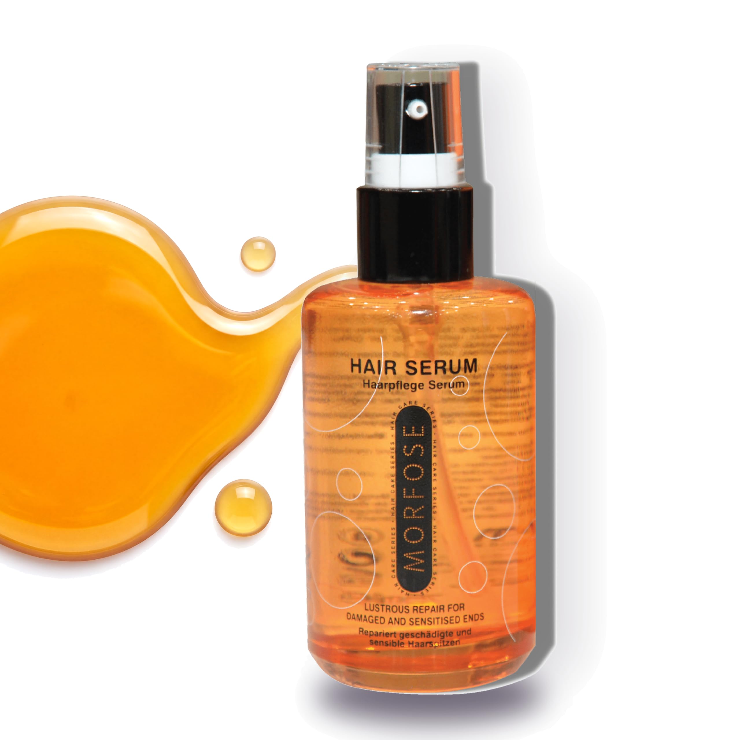 Morfose Hair Serum 75ml, Oil Treatment for Dry, Damaged Hair – Anti-Frizz, Heat Protection & Moisturizing Leave-In Conditioner