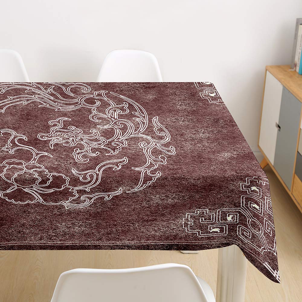 Chickw1 Nappe Rectangulaire Imperméable, Tissu Polyester Nappes