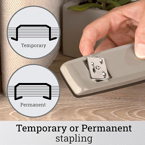 Miniatura 7 de Swingline 747 - Engrapadora icónica de escritorio, con capacidad para 25 hojas, para escritorio y oficina, gris acero (74759)