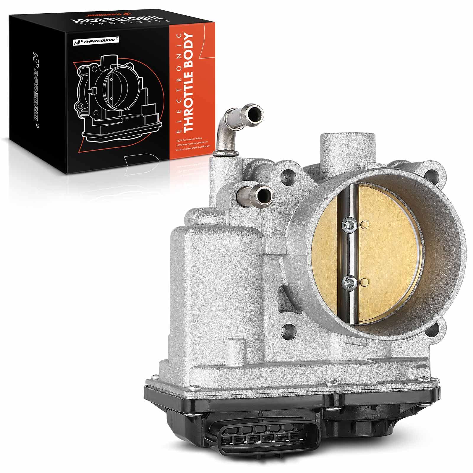 A-Premium Electronic Throttle Body Compatible with Nissan Altima 2013-2018, Rogue 2014-2019, Frontier 2005-2019, Rogue Select 2014-2015, DOHC, Petrol