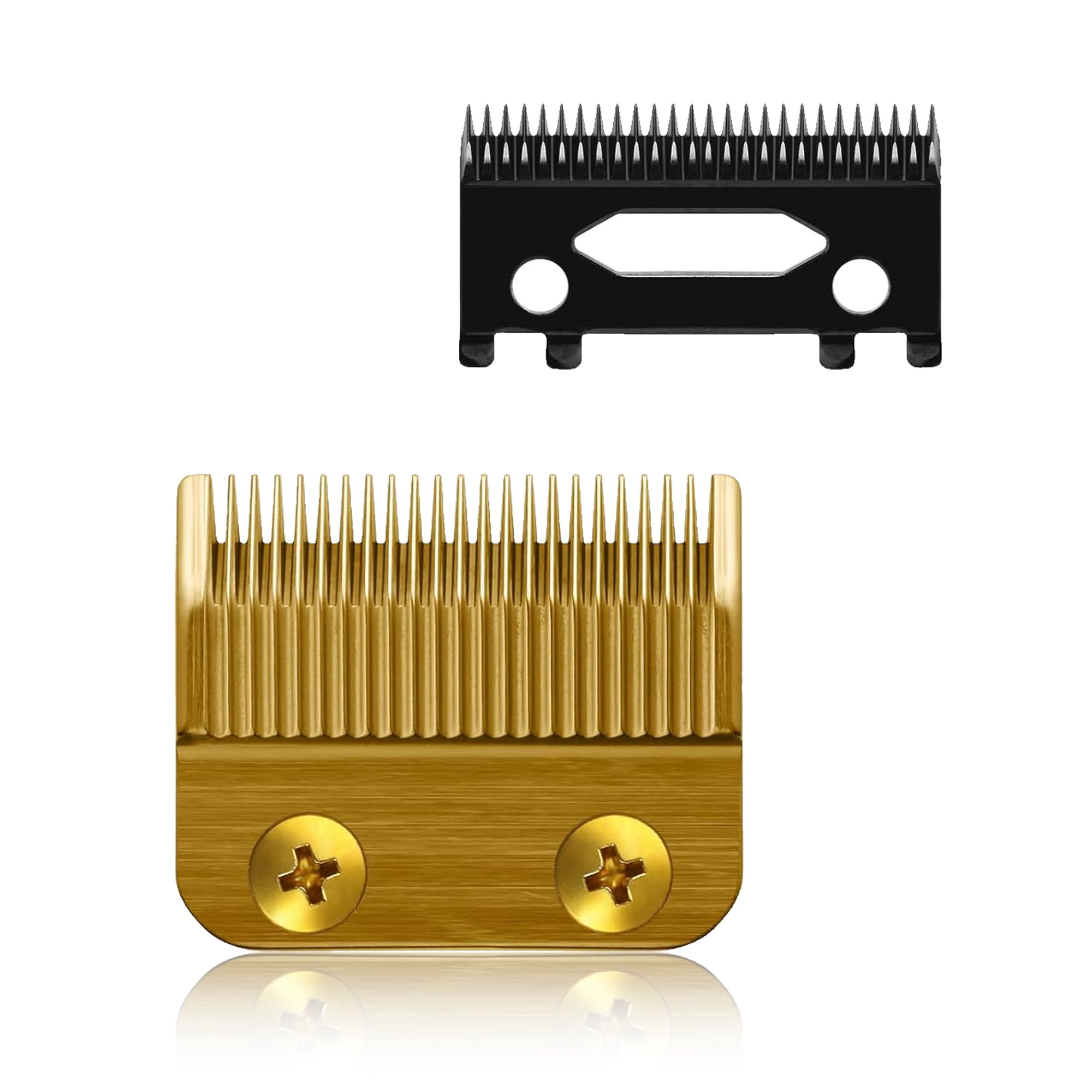 Replacement Blades for FX870 Clippers, Replacement Clipper Blades Compatible with Barberology FX870/FXF880/FX810/FX825/FX673N, Gold