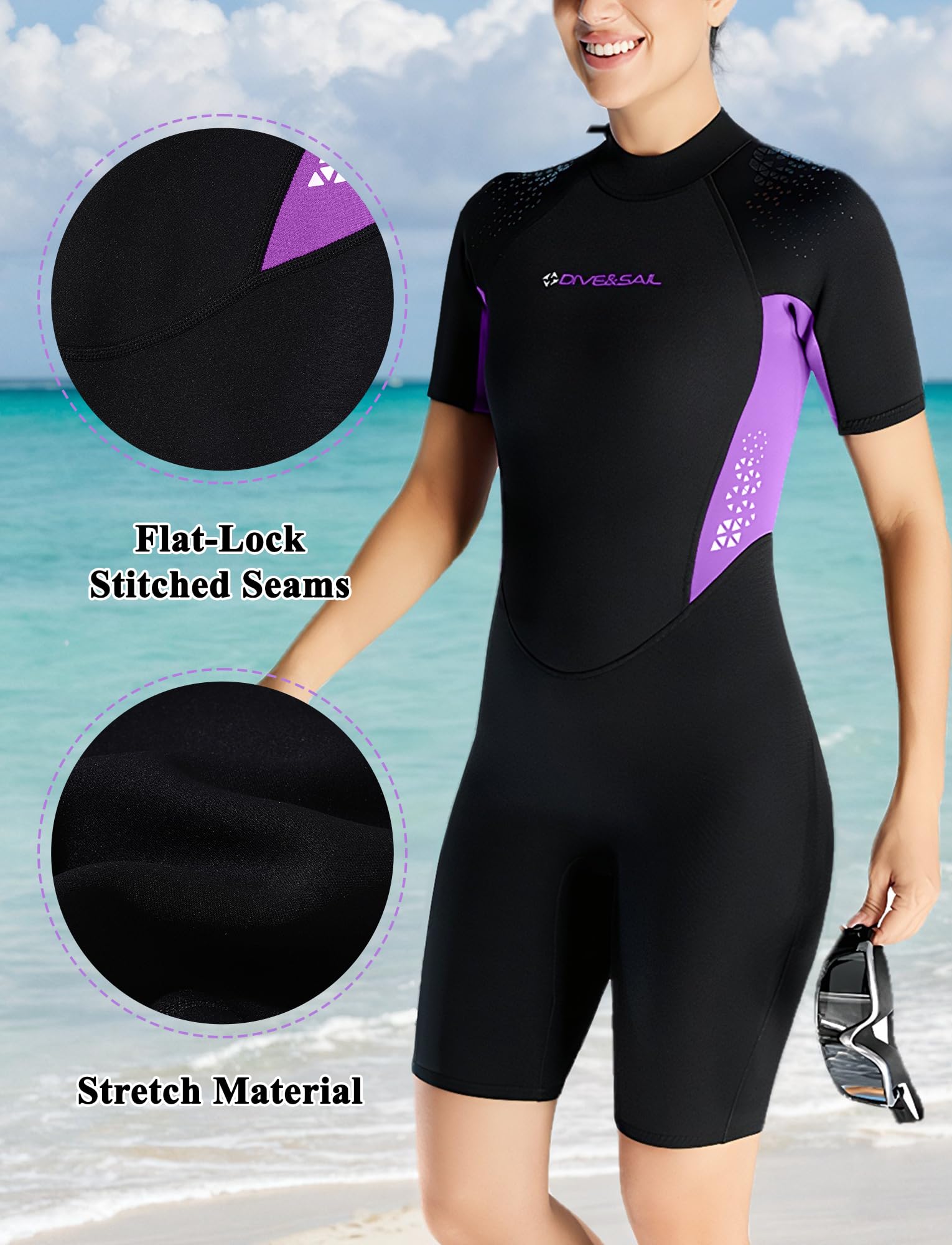 Odzież do nurkowania damska krótka damska szorty Wetsuit 1,5 mm neoprenowe damskie kombinezony neoprenowe damskie kąpielówki surfing xs-2xl