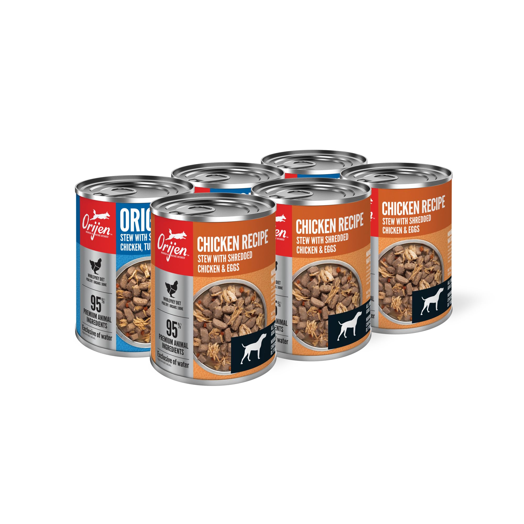 ORIJEN Premium Wet Dog Food Variety Pack: Original + Chicken