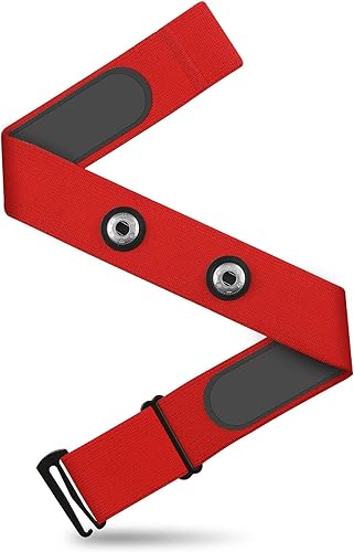 COOSPO Correa de repuesto para monitor de frecuencia cardíaca, correa suave compatible con Wahoo TickrPolar H7Garmin HRM-DualmoofitXOSSPower Labs