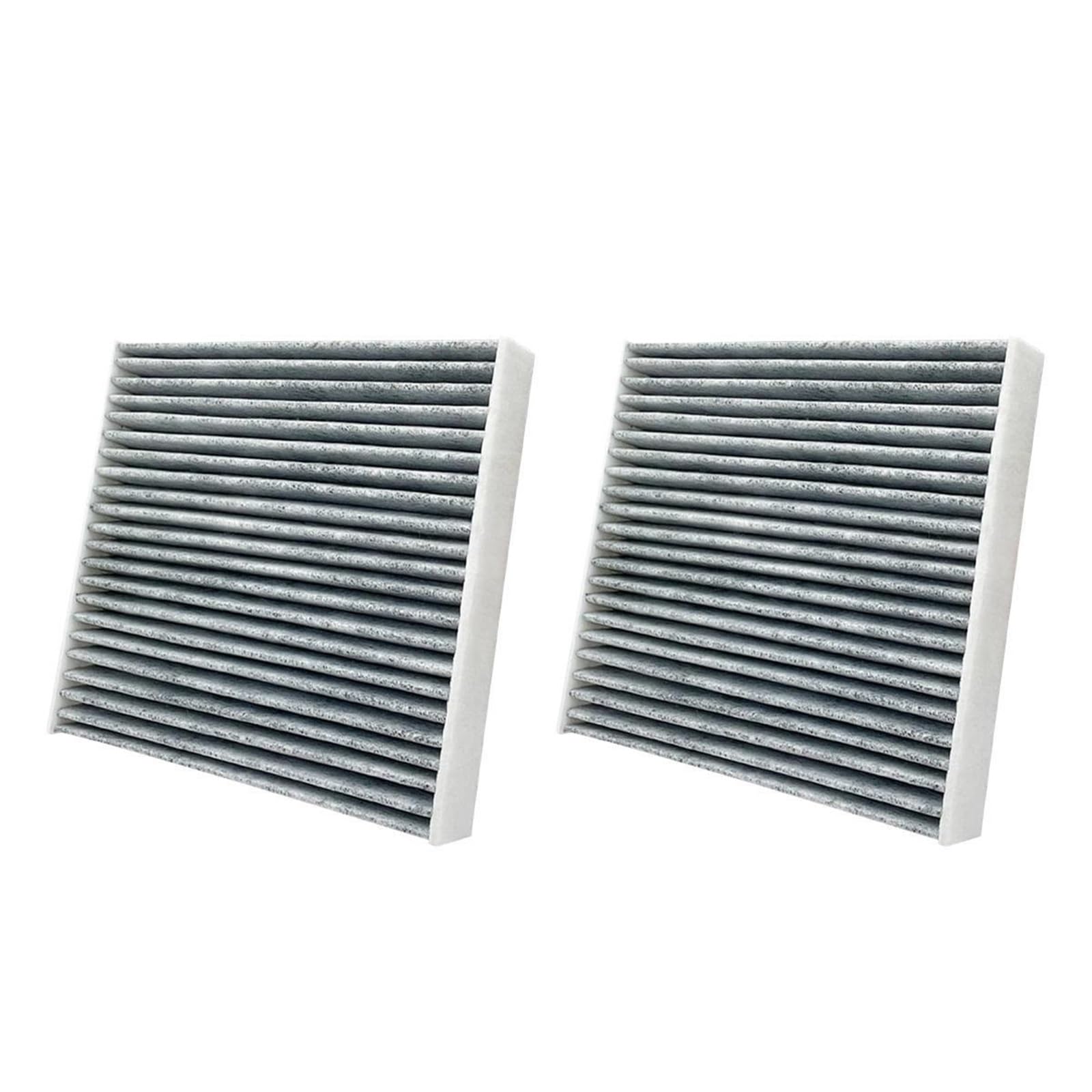 Dgoingpi 2Pcs Cabin Air Filter Air Filter Car Air Filter Fit For Toyota Grand Highlander 2020-2024 Carbon Fiber Cabin 87139-0E040 87139-0R030 Cf12157 87139-26010(2Pcs)