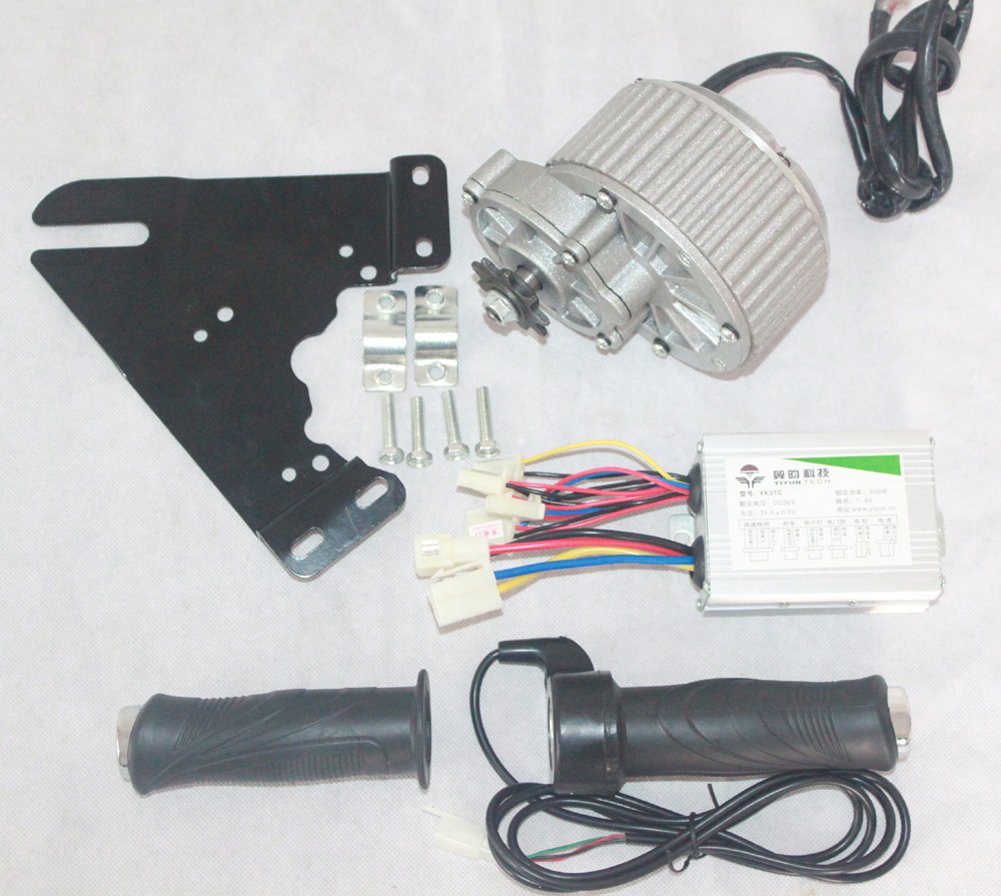 L-faster MY1018 24V36V 250W 450W Electric Rare Earth DC Motor + Controller + Throttle E-Bike Simple kit Electric Bike Conversion Easy kit MY1018