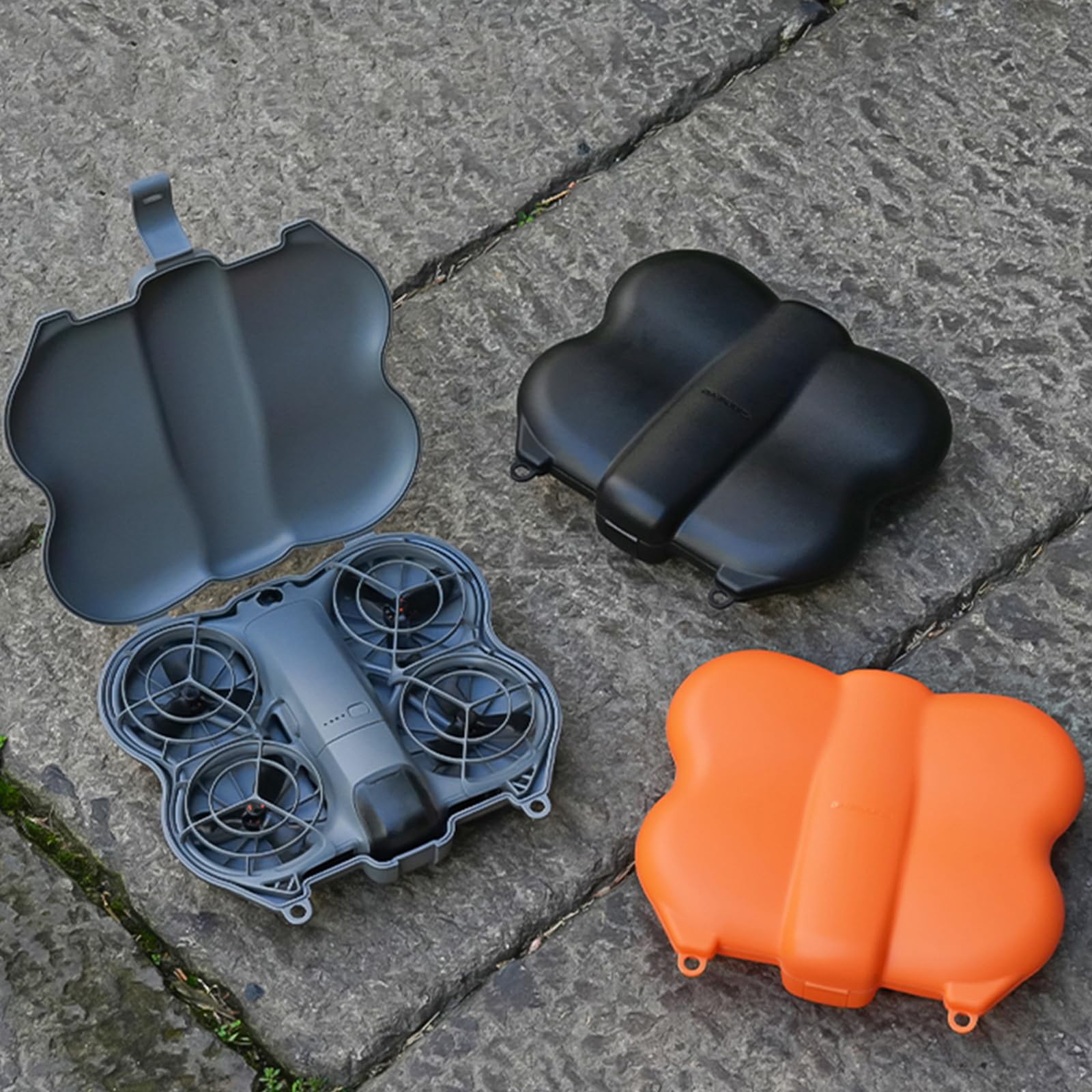 Étui Plastique pour DJI Neo 2 Étui de Transport Drone Sac de Protection Sac de Rangement Drone Accessoires pour DJI Neo 2, Compact Portable Léger (Blcak)