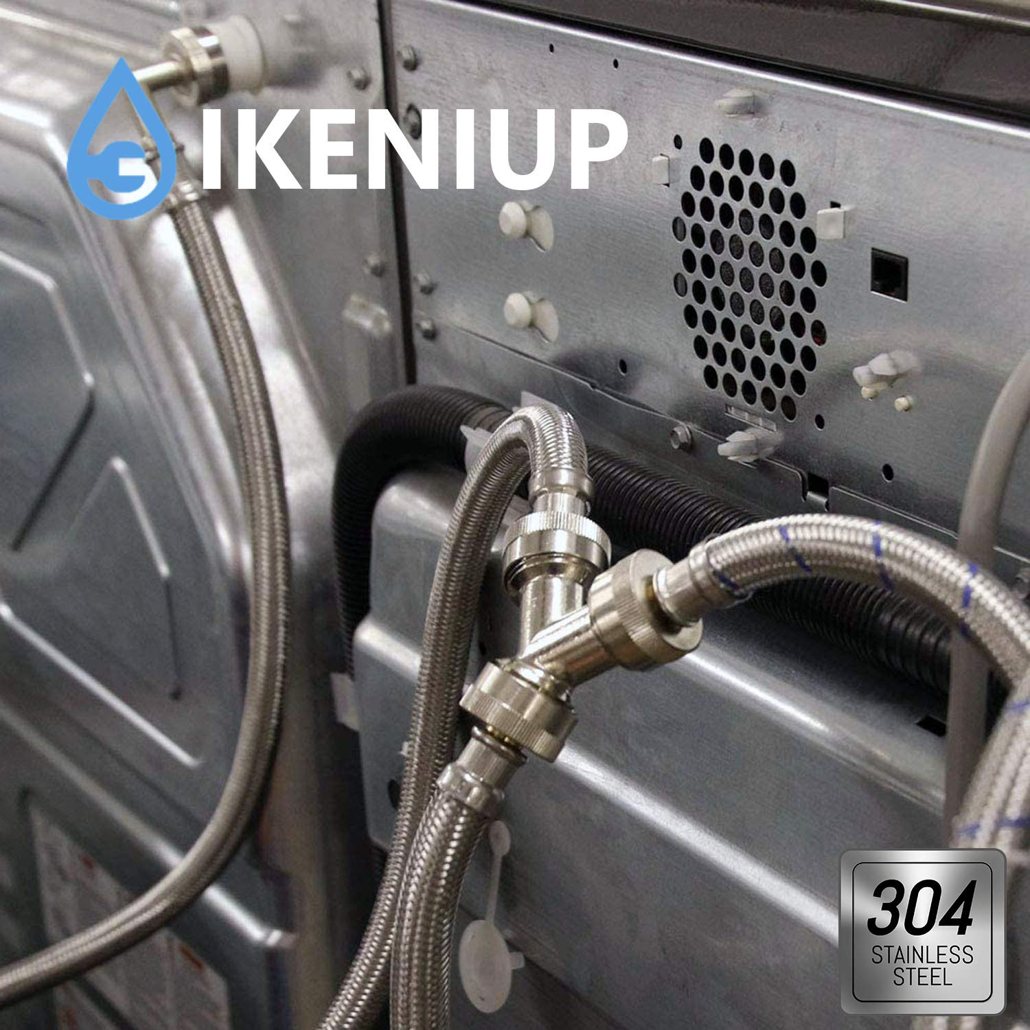 Premium Steam Dryer Installation Kit,Steam Dryer Hose Kit Stainless