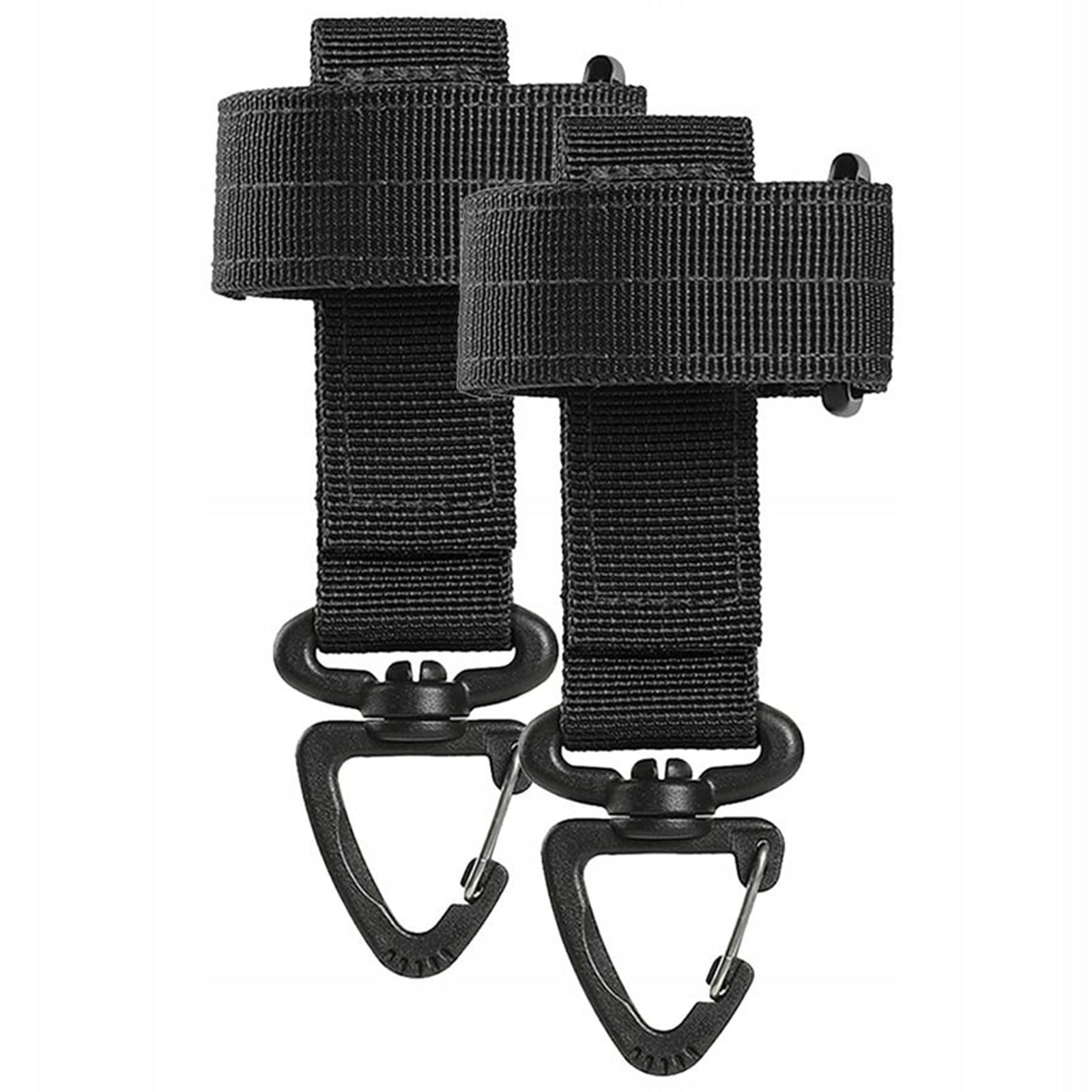 2 Piezas Unidades de Soporte para Guantes, Pinza Multiusos para Guantes de Trabajo, Cinturón Policial, Portaguantes Cinturon, para Jardines, Obras de Construcción (Negro)