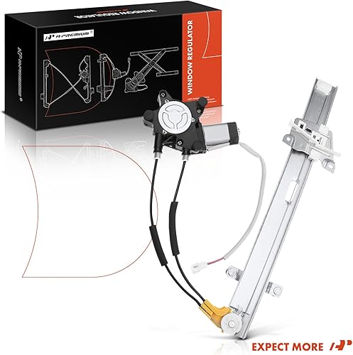 Miniatura 9 de A-Premium Elevalunas eléctrico con motor compatible con Ford Escort 1997-2002 Mercury Tracer 1997-1999 lado del pasajero delantero