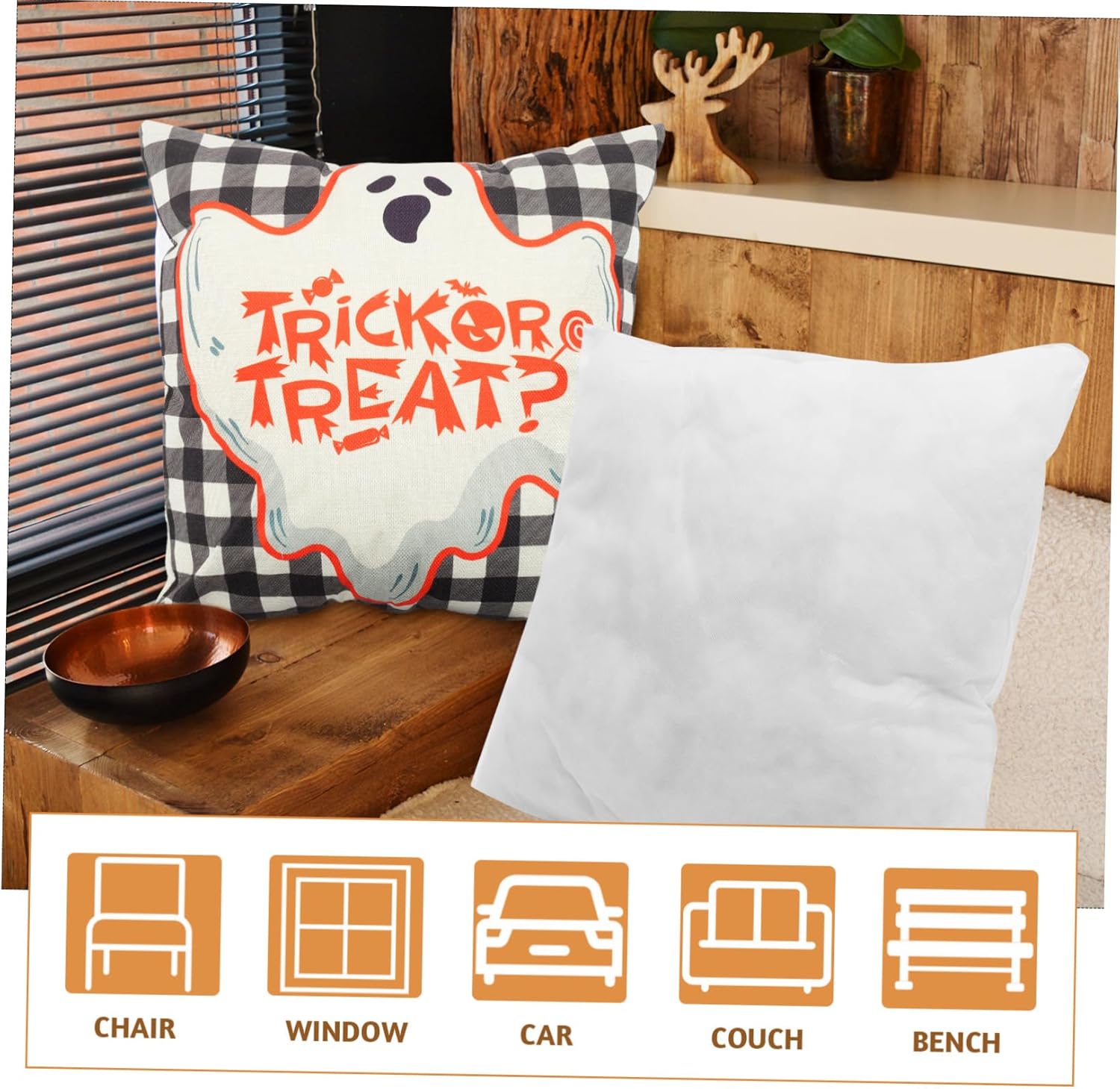 CHILDWEET Square Throw Pillow Insert Decorative Cushion Stuffer for Living Room and Bedroom Comfort for Sofa and Home Decor