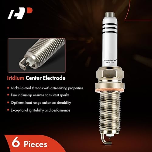 Miniatura 3 de A-Premium Bujías de iridio y platino compatibles con Mercedes-Benz C300, C350, C400, C43, C450, E300, E350, E400, E43 AMG, S450, S550e, S560e,