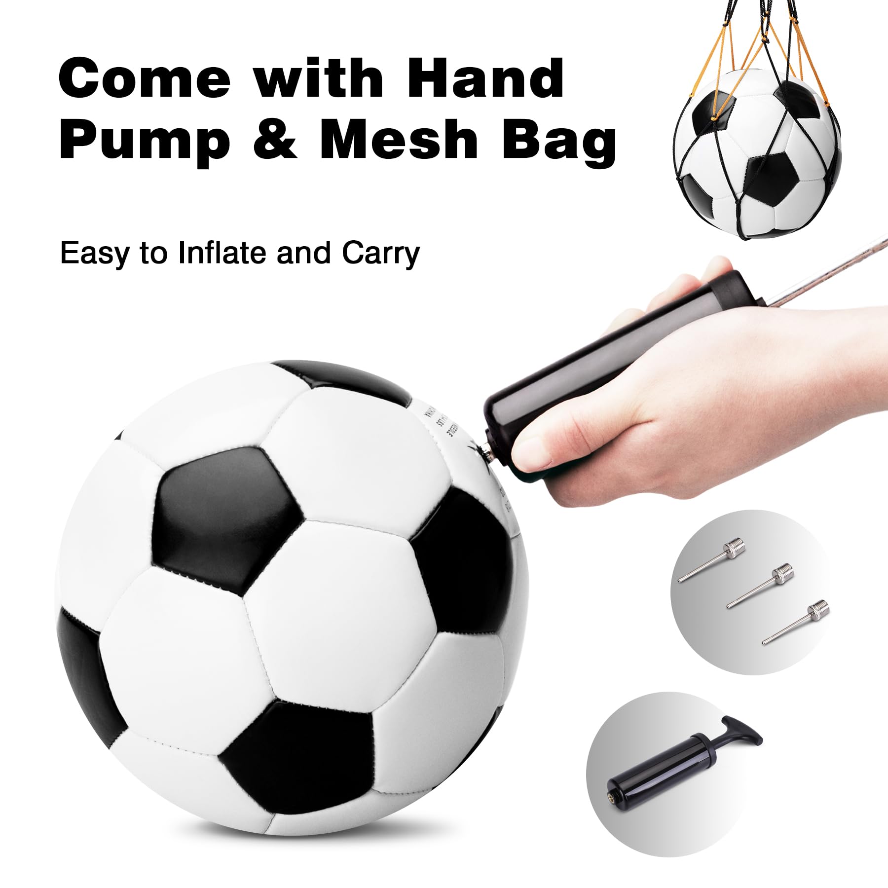 INPODAK Pallone da calcio taglia 4
