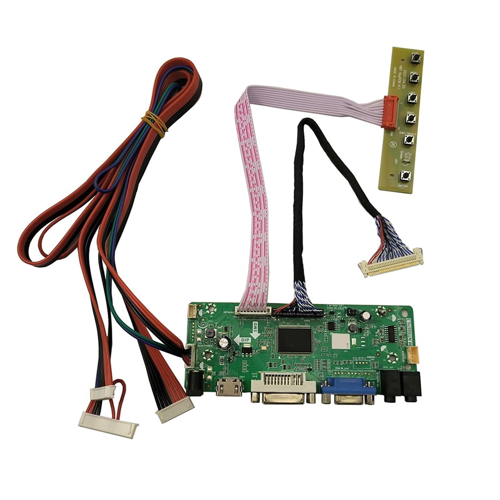 Mnt68676 Kit monitor di scheda, compatibile con LM240WU2(SL)(B2) LM240WU2-SLB2 HDMI+DVI+VGA 1920x1200 Driver scheda controller schermo LED LCD