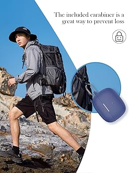 ケースのみ Bowers & Wilkins pi8 ネイビー Amazon | KOOLRIVER・Bowers & Wilkins Pi8 ケース カラビナ付き