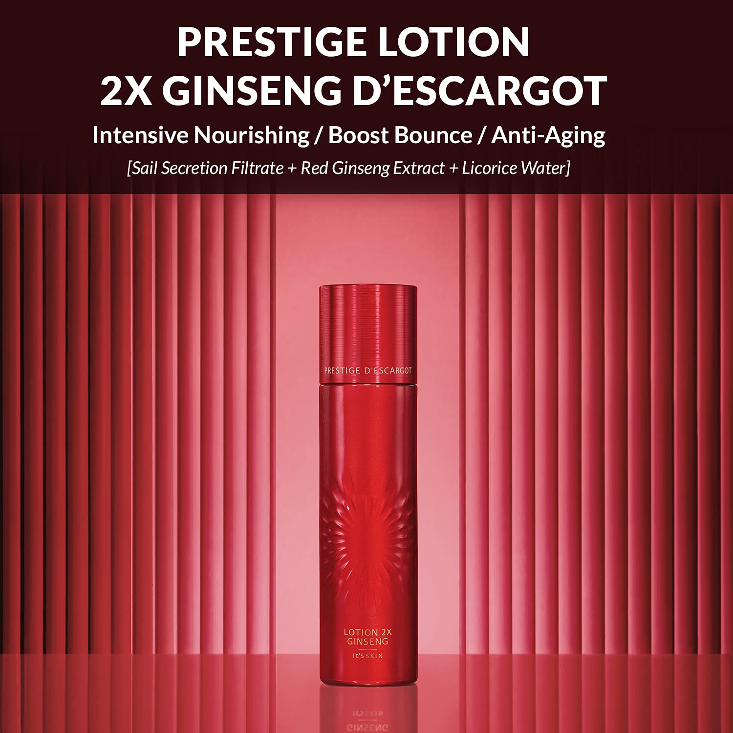 It'S SKIN Prestige Lotion 2X Ginseng D'escargot 140ml, Skin Lotion