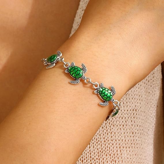 Sea Turtle Tracking Bracelet Animal Tracking Bracelets Wildlife Ocean Conservation Bracelet Turtle Jewelry