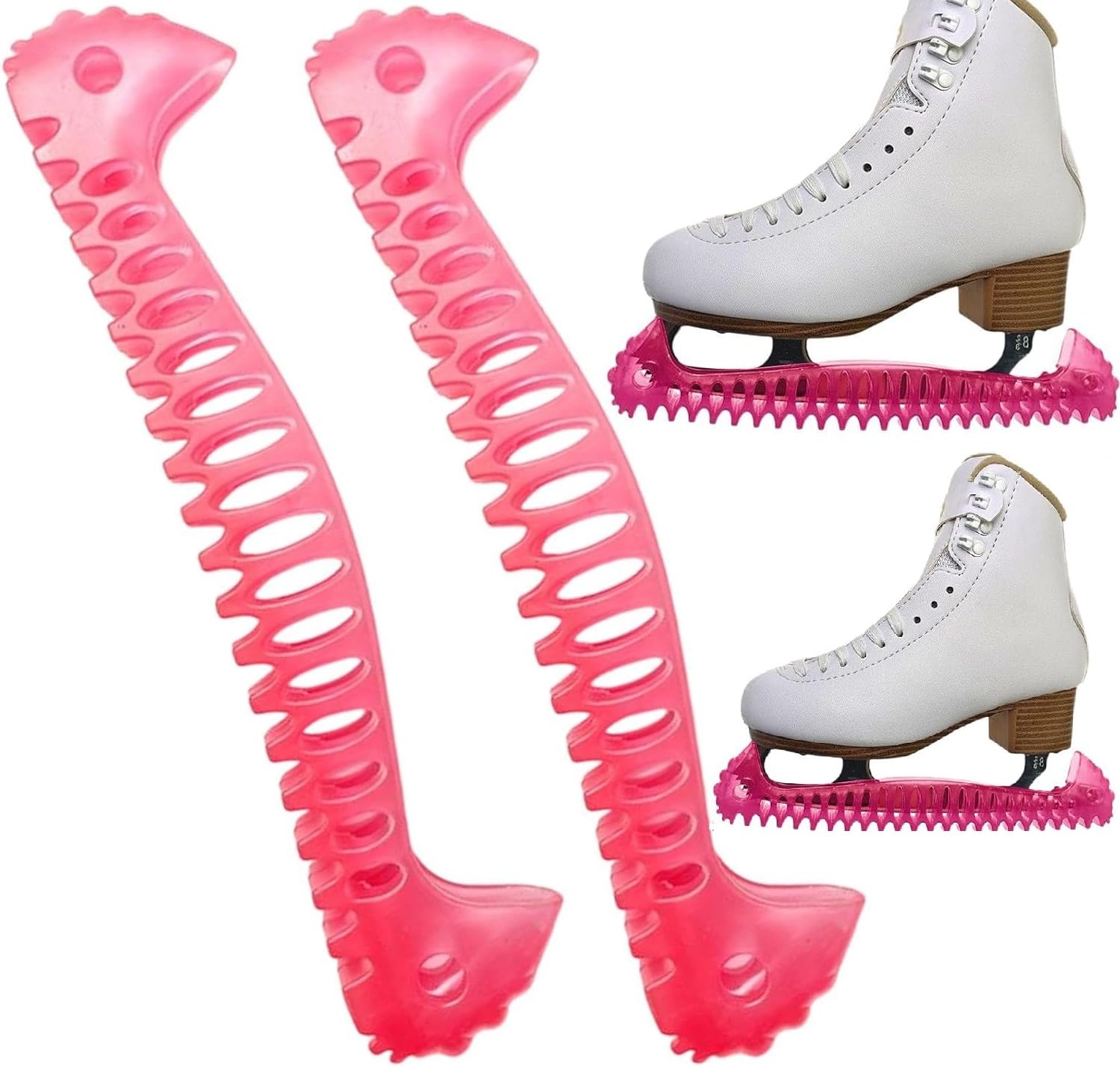 AESZITTEW Skate Protector Guards, Ice Sport Protective, Hard Guards Figure Skates, Hockey Stick Protector Gear for Snow Winter Training (#2)