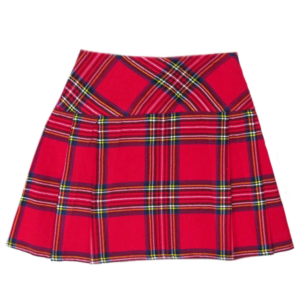 Tartanista Womens Scottish Tartan 16.5" Length Mini Kilt Skirt and Pin - 6-28 — view 6