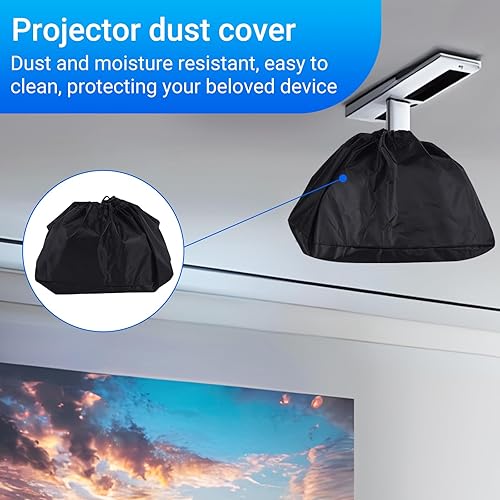 Miniatura 5 de La cubierta del proyector, la cubierta del mini proyector está hecha de tela Oxford resistente a los rayos UV, el protector contra el polvo del