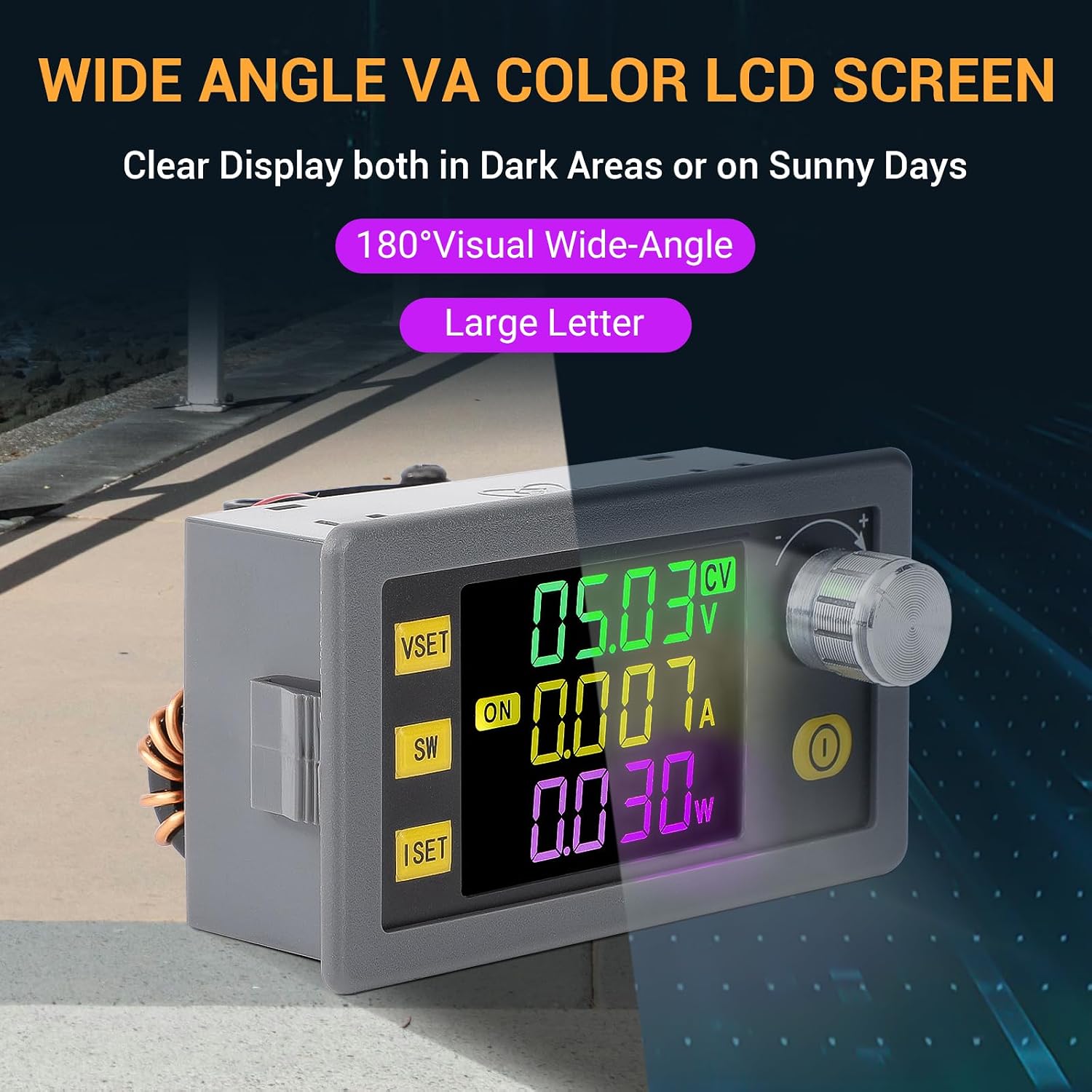 Wide Angle VA Color LCD Screen