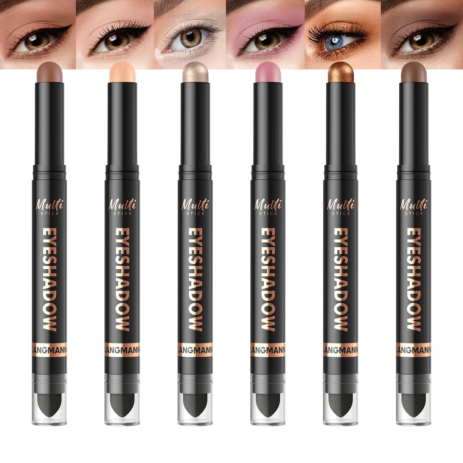 LANGMANNI 8 Color Eyeshadow Stick Set -16