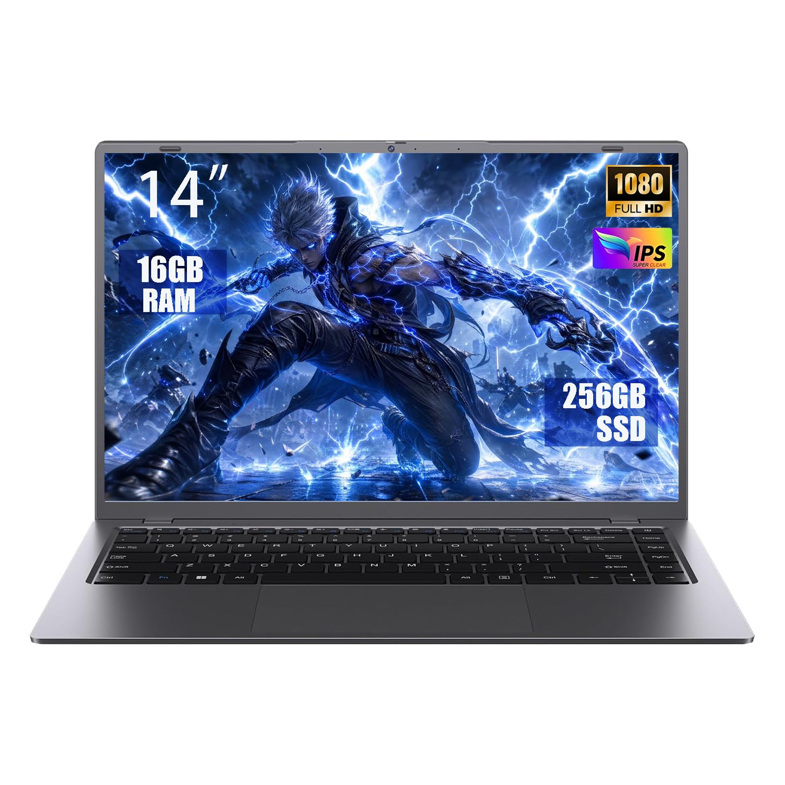 CUBIBUC 14 Inch Laptop Computer, Pentium 6500Y Processor (Up to 3.4GHz), 16GB RAM 256GB SSD, FHD IPS Anti-Glare Display, Lightweight Laptop with Privacy Shutter for Students & Business