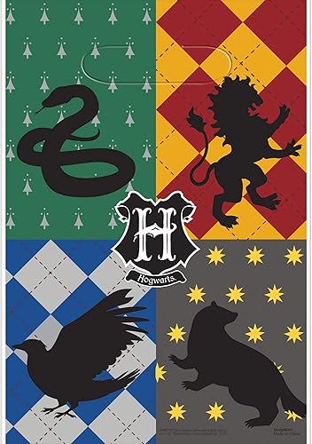 Magical Harry Potter - Bolsas de botín plegadas, 9 x 6.5 pulgadas (8 unidades), perfectas para celebraciones y eventos mágicos