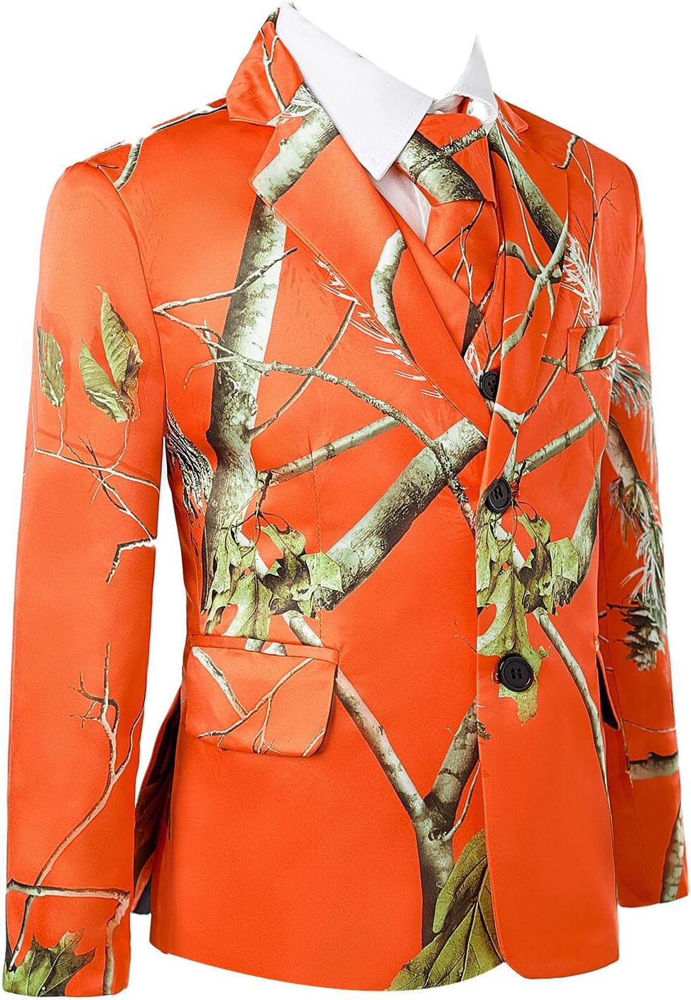 Boys Suit Blazer Printed Trendy Wedding Jacket Formal Boy Sport Coat Tuxedo Prom Party Wear
