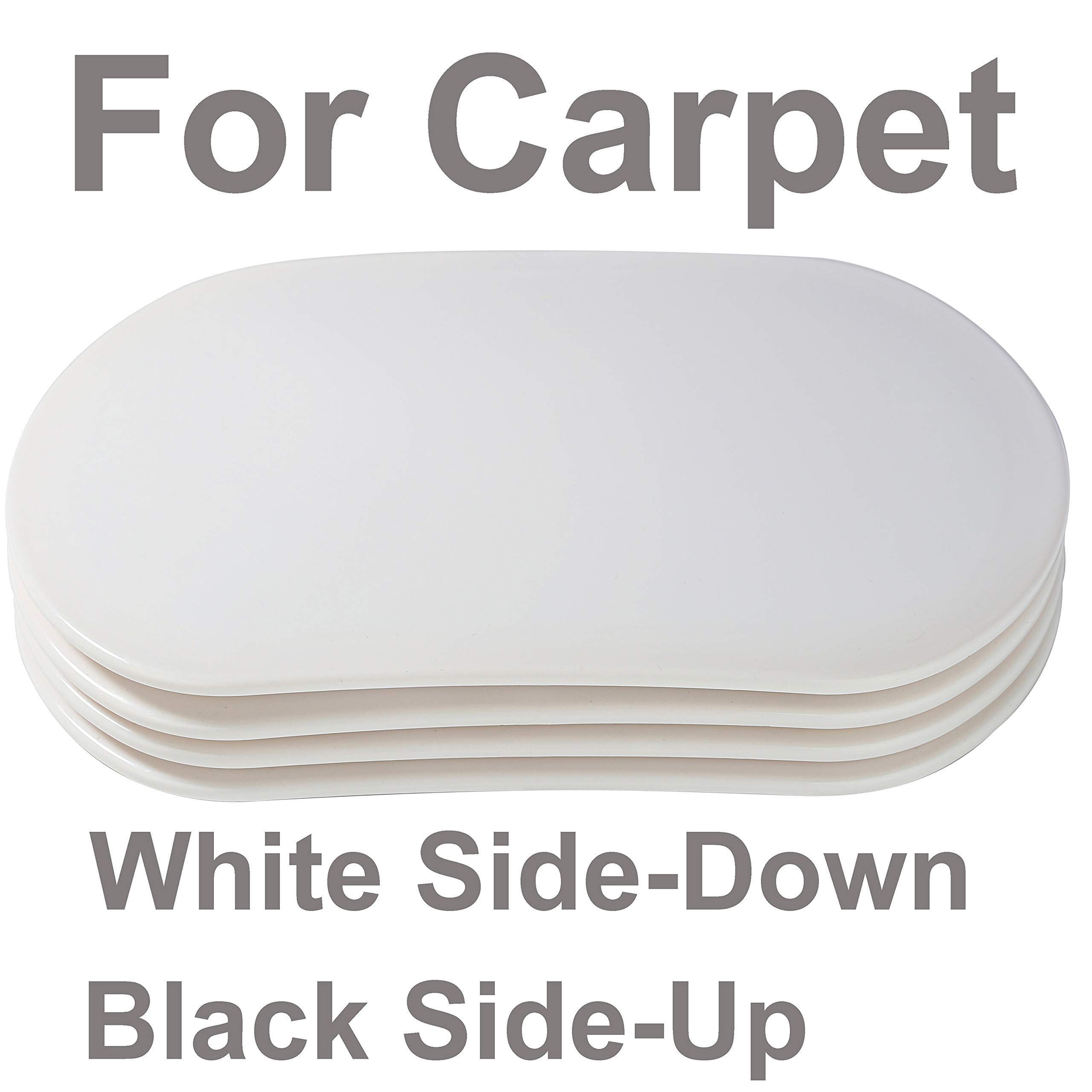 9-1 2in X 5-3 4in Furniture Moving Kit 8pcs for All Floor Types Multi-Surface 2-in-1 Reusable Furniture Carpet — view 3