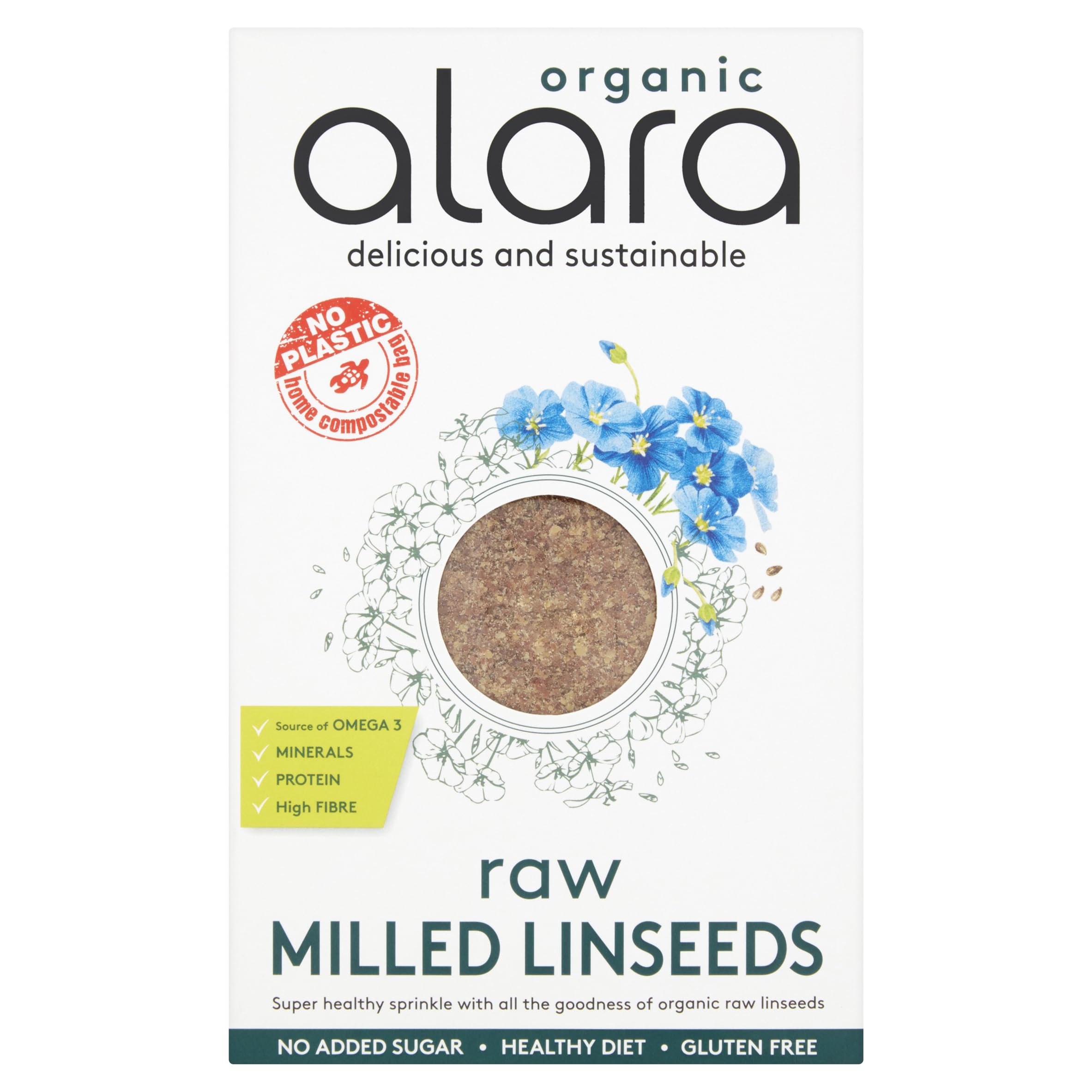 Alara Organic Milled Linseed 250 g