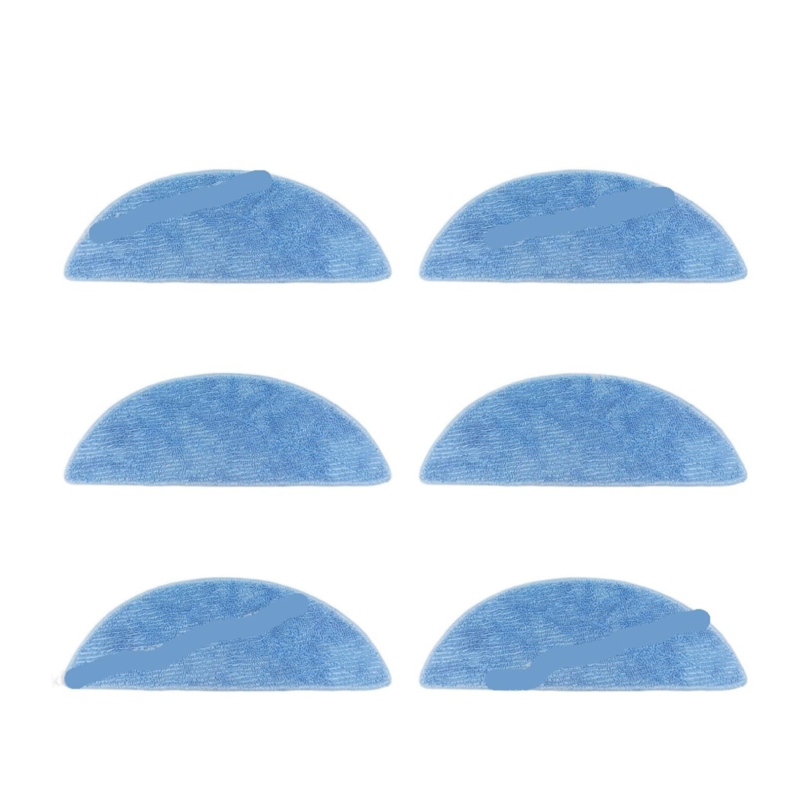 SLAQEYDJS Mop Cloth Replacement Parts, Compatible For Conga, M70 Robot Vacuum Cleaner(6 Mops)