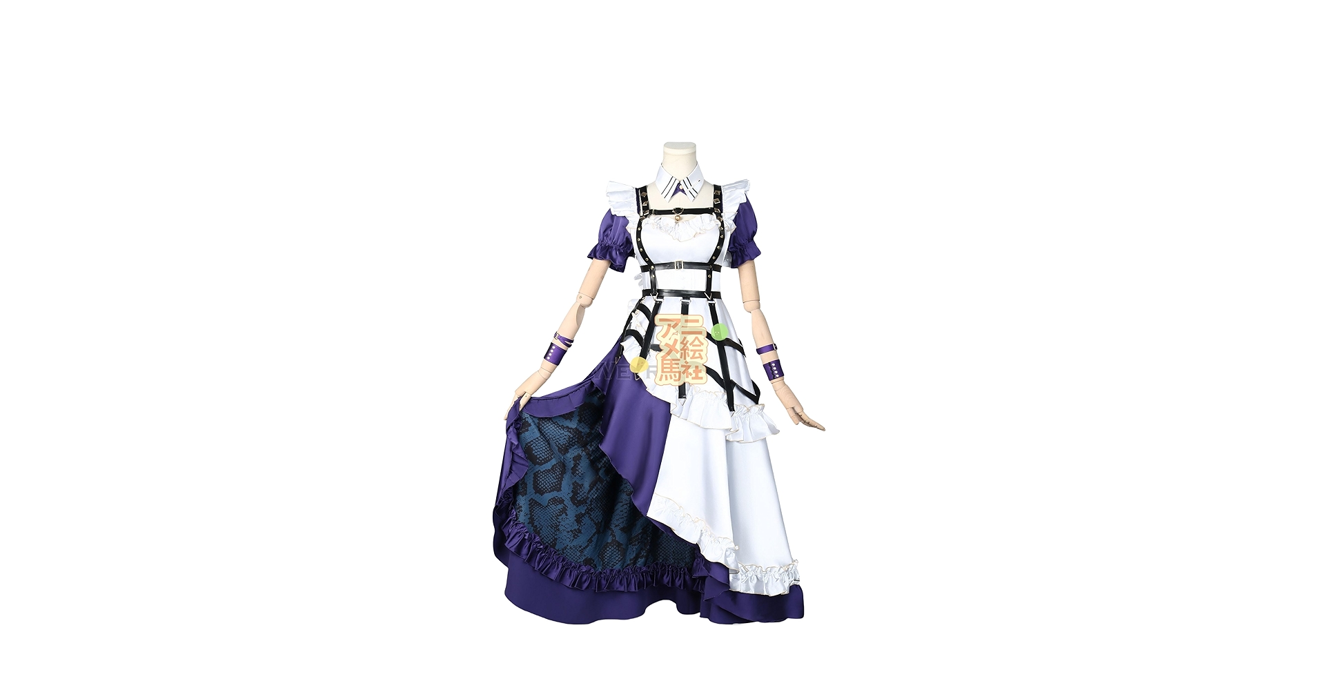 Amazon.co.jp: VTuber 狂蘭メロコ 新衣装 メイド服コスプレ衣装