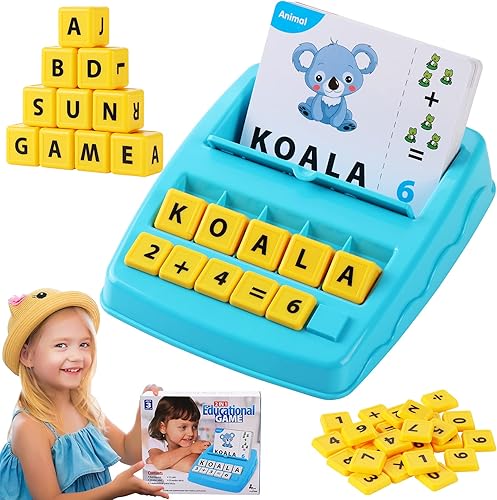 DDIA Juego de cartas a juego Juegos educativos para niños de 3 a 8 años de edad juguetes de aprendizaje, tarjeta flash juguete de ortografía para la disponible en Yaxa Colombia