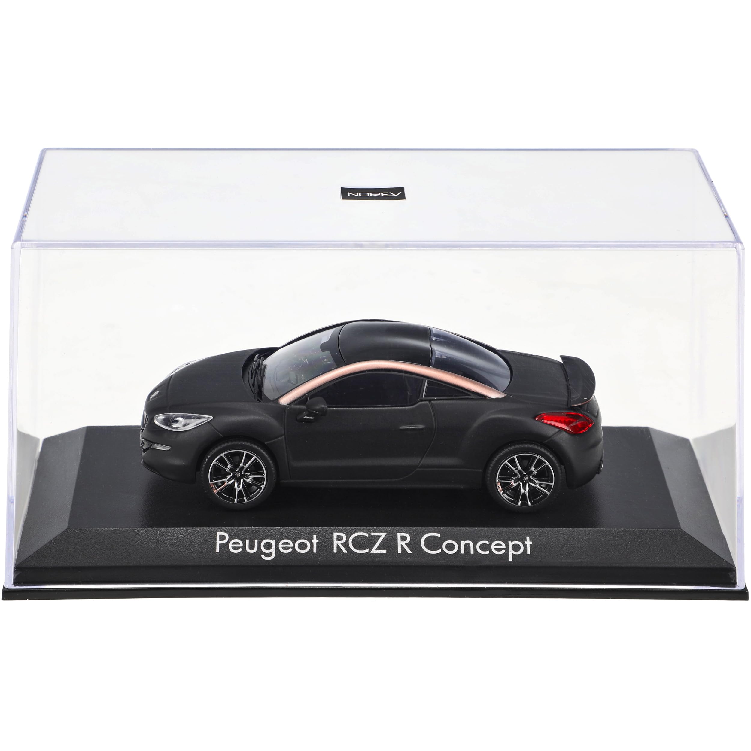 Norev Peugeot RCZ R Coupe Matt Black with Gold From Facelift 2013