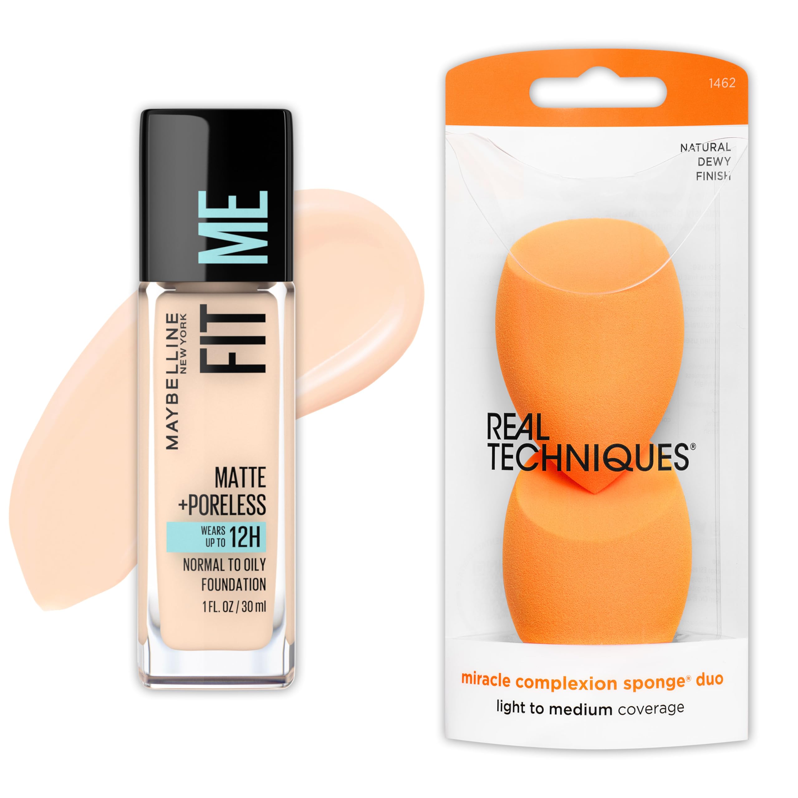 Amazon.com : Maybelline Fit Me Matte + Poreless Liquid Foundation