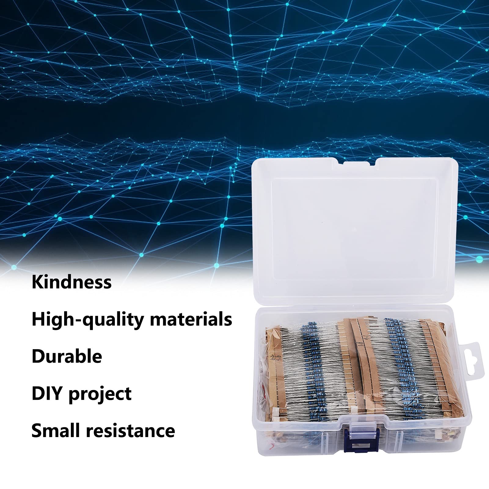 1000 Piezas Kit De Surtido De Resistencias, 5% De Resistencias Surtidos 1 Ohm 10m Ohm 12w De Pelicula De Carbono Resistencias Para Proyectos De 1000 Piezas Kit De Surtido De Resistencias, 5% De Resistencias Surtidos 1 Ohm 10m Ohm 12w De Pelicula De Carbono Resistencias Para Proyectos De