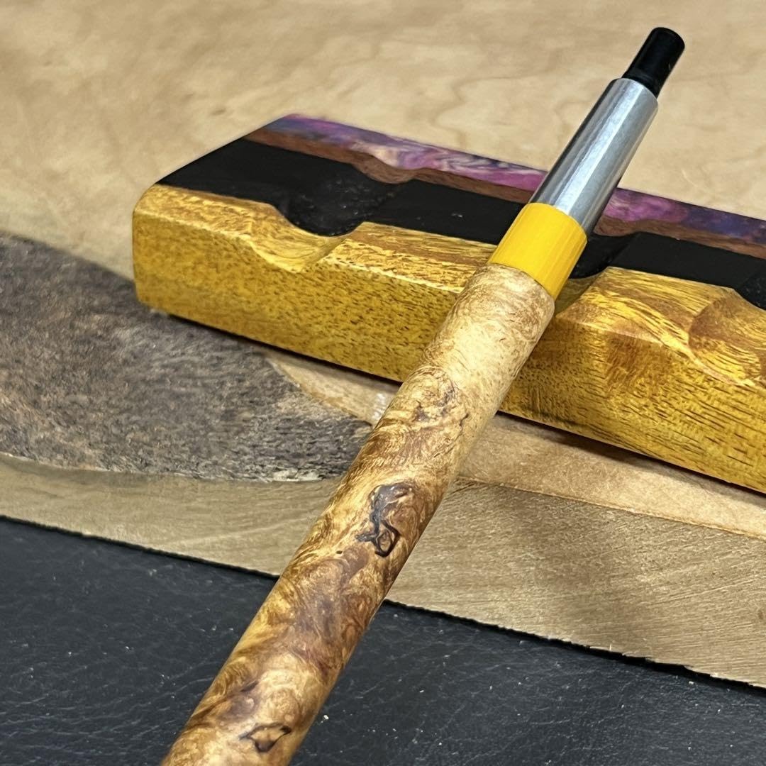 Amazon.co.jp: 25花梨瘤紅白 PG-5用木軸 ステンレス : ホーム＆キッチン