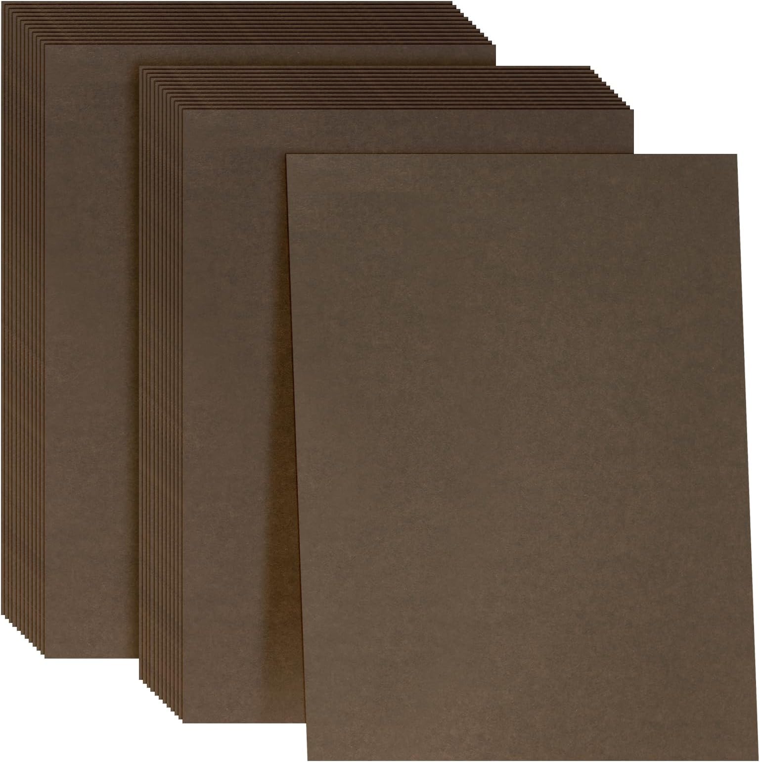 Dark Brown Cardstock 8.5 x 11 inch 65Lb Cover 50 Sheets Clear Path Paper