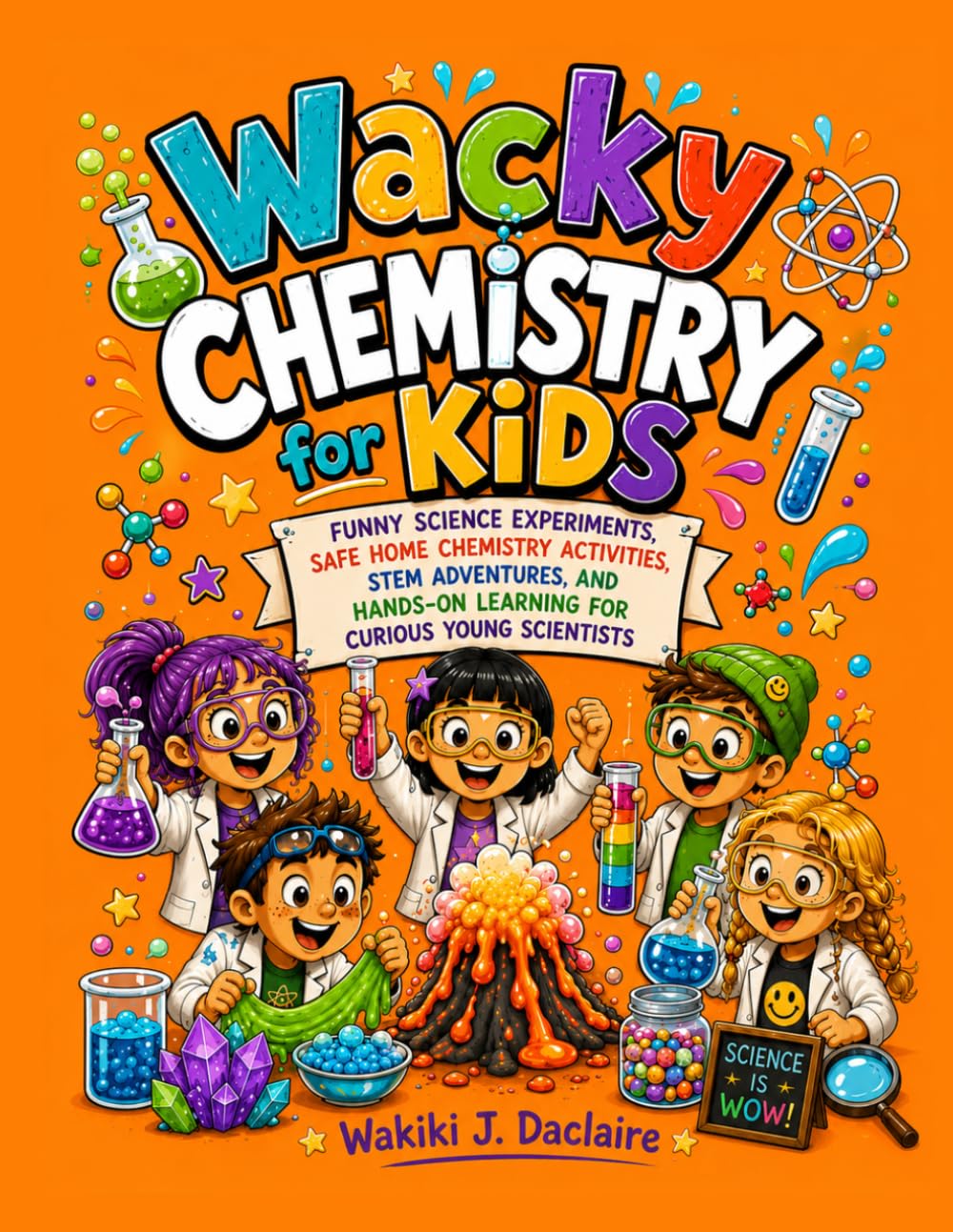Wacky Chemistry for Kids: Funny Science Experiments, Safe Home Chemistry Activities, STEM Adventures, and Hands-On Learning for Curious Young Scientists