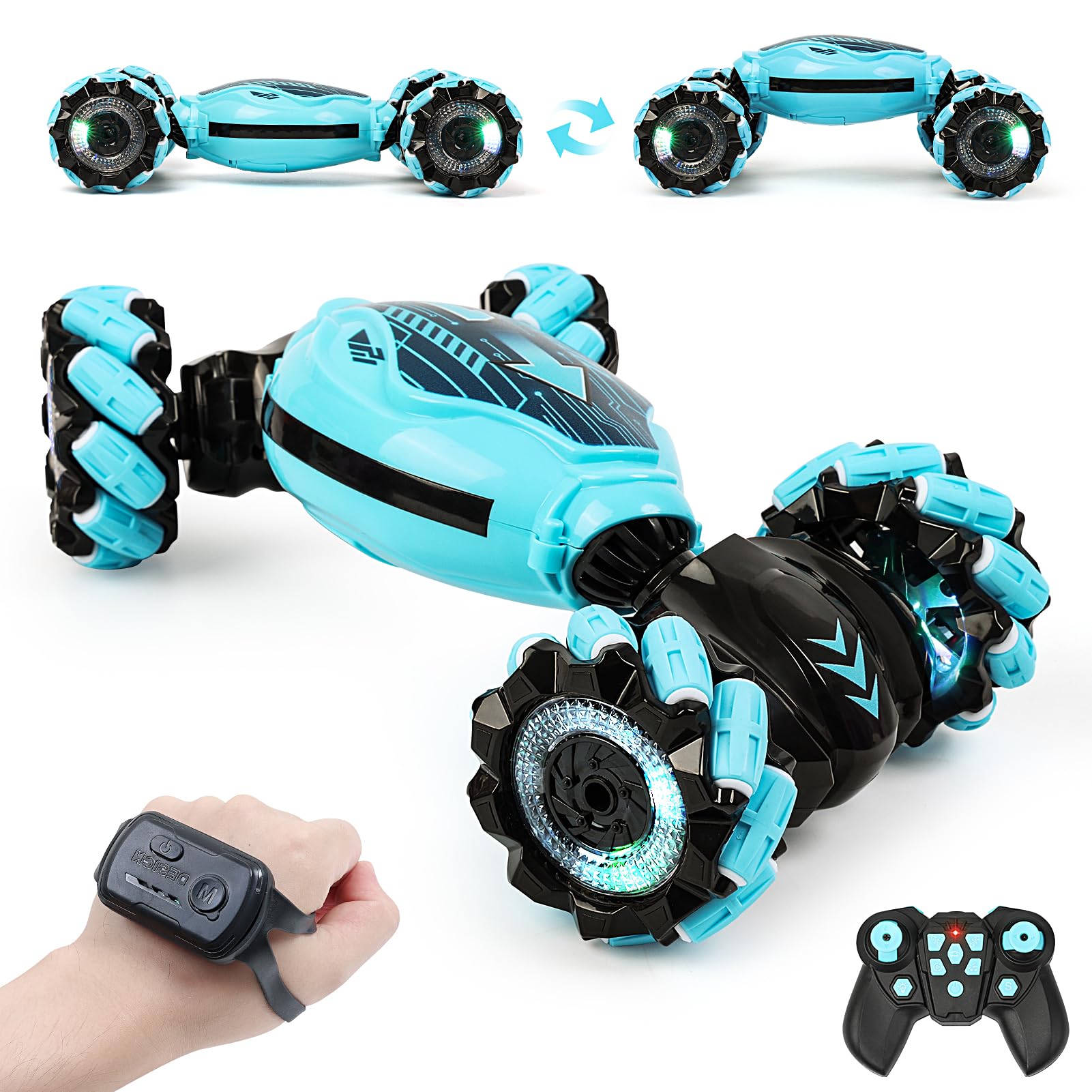 Remote Control Car Boys Gifts: Gesture Sensing RC Stunt Cars Kids Toys for Age 6 7 8 9 10 11 12 Year Old - Best Birthday Gifts