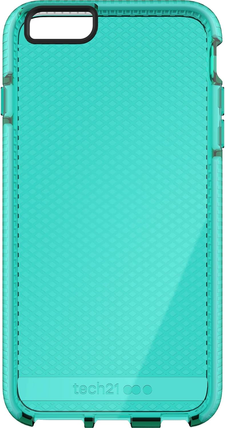 tech21 Apple iPhone 6 Plus/iPhone 6s Plus Evo Check Fitted Case FlexShock Impact Protection- Aqua/White