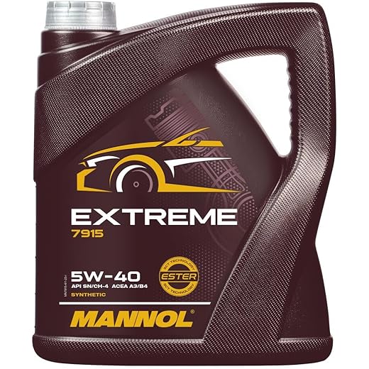 MANNOL 7915 Extreme Engine Oil 5W-40 4L