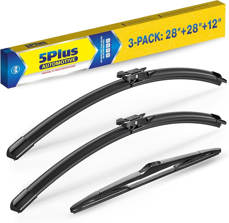 Jogo de palhetas do limpador de para-brisa 5 PLUS para Ford Focus 2012–2018 – 3 unidades