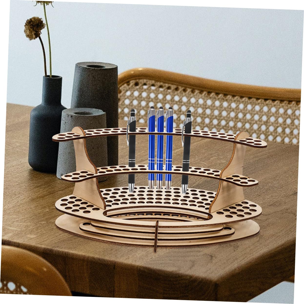 STOBOK 10pezzi Portapenne Organizer Per Scrivania Scomparti Design Per Penne e Casa Per Organizzazione Cancelleria