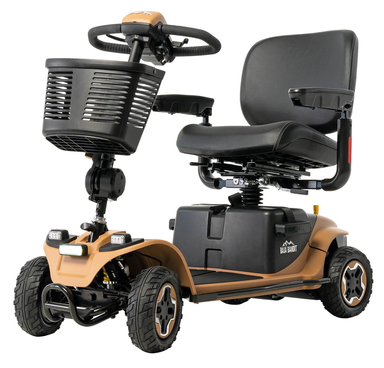 Pride Mobility Baja Bandit Outdoor Mobility Scooter with Extended Warr (20 AH Battery - 18