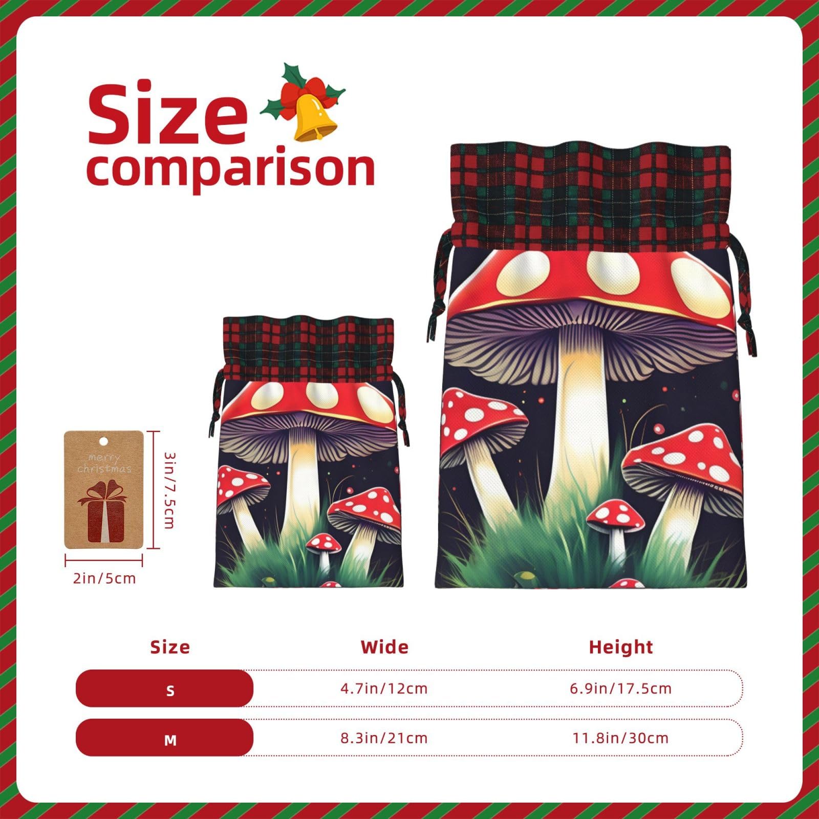 Sacs Cadeaux De Noël Avec Cordon De Serrage - Respectueux De L