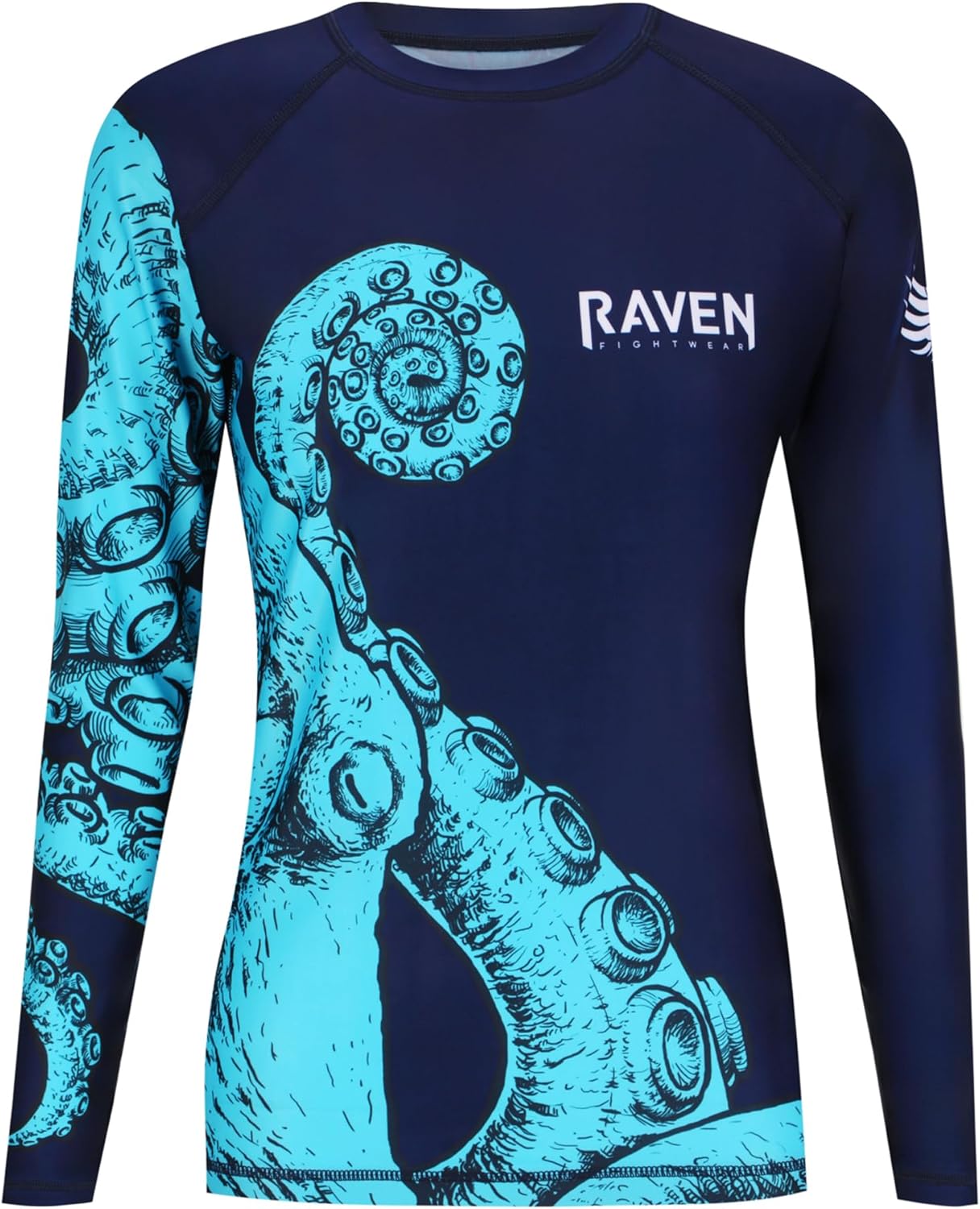 Raven Fightwear レディース クラーケン タコ ラッシュガード MMA BJJ